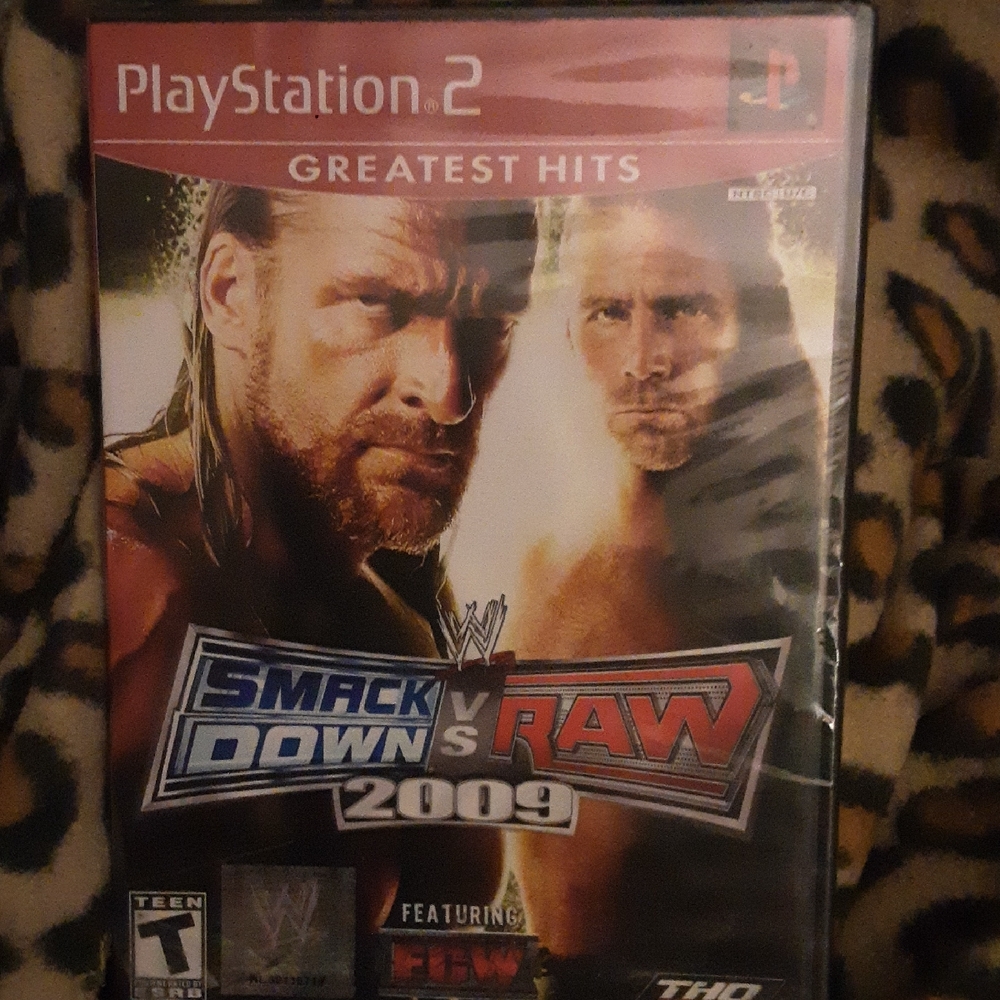 PlayStation 2 Greatest Hits: WWE SmackDown vs. Raw 2009 - Red/Black Cover